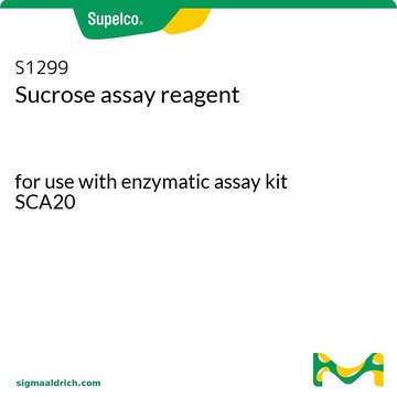 Sucrose assay reagent for use with enzymatic assay kit SCA20