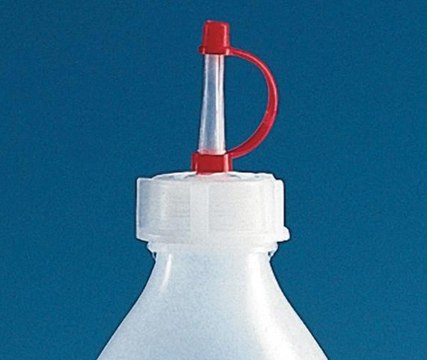 BRAND&#174; cap with dropper nozzle, for dropping bottles, LDPE GL 14 thread