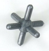 Cochranes atom centers for Orbit molecular models metal, octahedral, silver