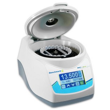 Benchmark MC-24 Touch High Speed Microcentrifuge with COMBI-Rotor AC/DC input 110 V AC, US 2-pin plug