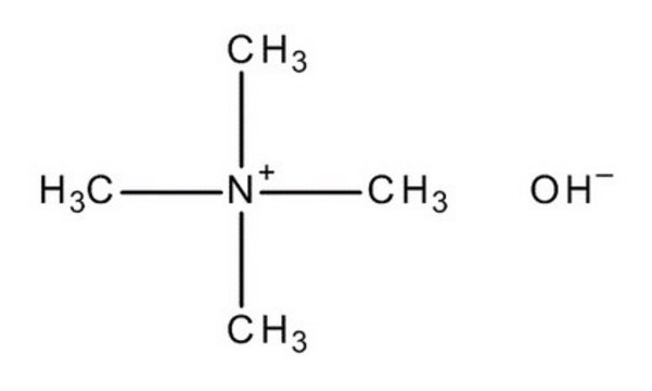 Tetramethylammonium hydroxide (25% solution in water) for synthesis