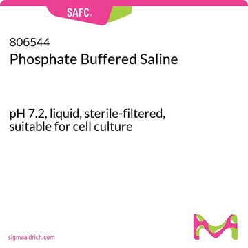 Phosphate Buffered Saline pH 7.2, liquid, sterile-filtered, suitable for cell culture