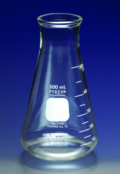 Pyrex&#174; wide-mouth Erlenmeyer flask capacity 500&#160;mL