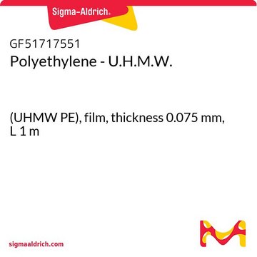 Polyethylene - U.H.M.W. (UHMW PE), film, thickness 0.075&#160;mm, L 1&#160;m