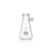 Duran® Filtering Flasks And Bottles With Side-Arm Socket conical bottom (ERLENMEYER SHAPE)