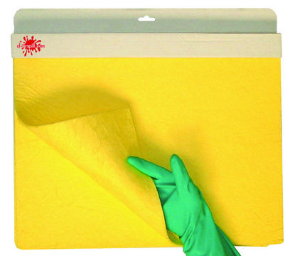 Tear-off chemical spill pads