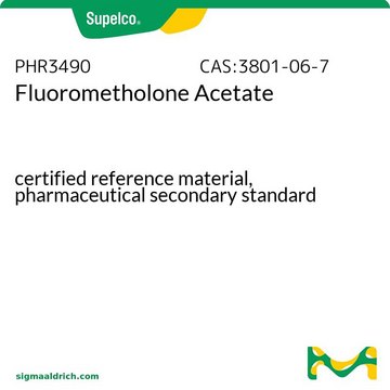 Fluorometholone Acetate certified reference material, pharmaceutical secondary standard