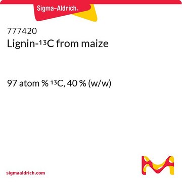 Lignin-13C from maize 97 atom % 13C, 40&#160;% (w/w)