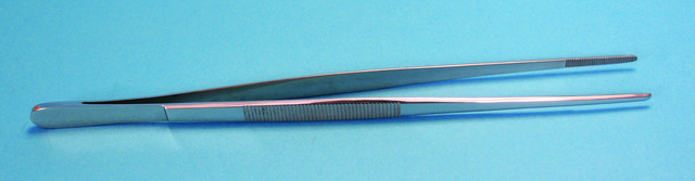 Stainless steel forceps Specimen, L 10&#160;in.