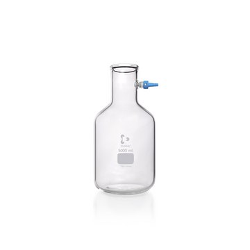 Duran&#174; Filtering Flasks Bottle shape, WITH KECK ASSEMBLY SET