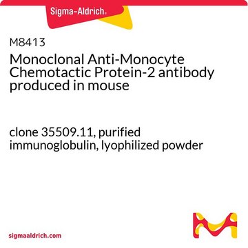 Monoclonal Anti-Monocyte Chemotactic Protein-2 antibody produced in mouse clone 35509.11, purified immunoglobulin, lyophilized powder