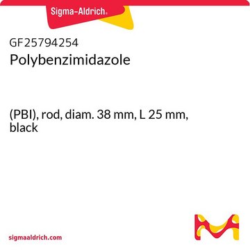 Polybenzimidazole (PBI), rod, diam. 38&#160;mm, L 25&#160;mm, black