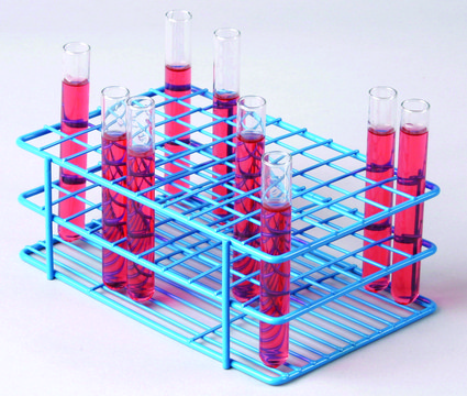 Scienceware&#174; POXYGRID&#174; test-tube rack Holds 60 x 10-13 mm tubes, blue