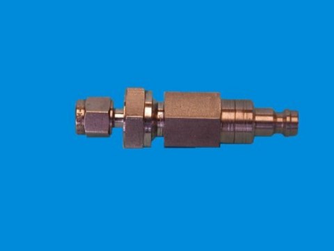 Rapid-action connector for product tube 3x1.5 mm