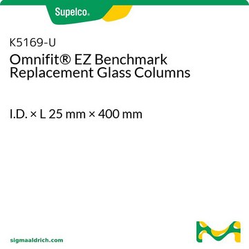 Omnifit&#174; EZ Benchmark Replacement Glass Columns I.D. × L 25&#160;mm × 400&#160;mm