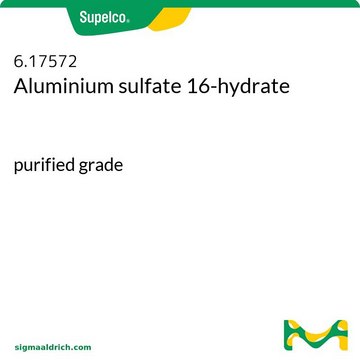 Aluminium sulfate 16-hydrate purified grade