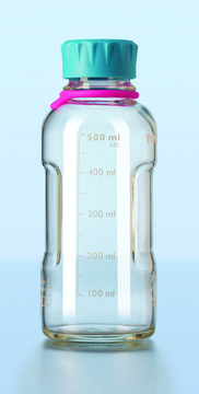 Duran&#174; Youtility bottle, GL 45, complete clear glass, capacity 500&#160;mL