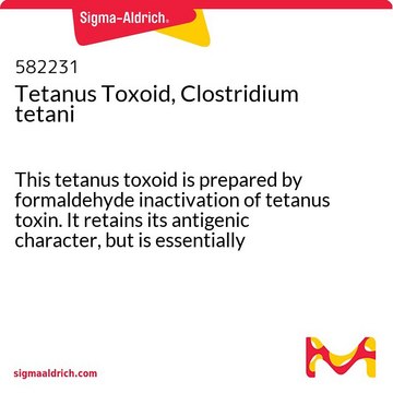 破伤风类毒素，来源于破伤风梭菌 This tetanus toxoid is prepared by formaldehyde inactivation of tetanus toxin. It retains its antigenic character, but is essentially nontoxic as determined by an LD&#8325;&#8320; in mice.