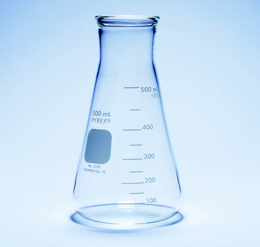 Pyrex&#174; Erlenmeyer flask, wide neck, heavy duty, with printed trace code 500&#160;mL