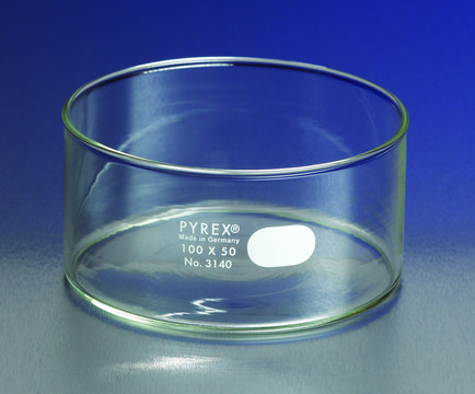 Pyrex&#174; 结晶皿 capacity 180&#160;mL, O.D. × H ~80&#160;mm × 40&#160;mm