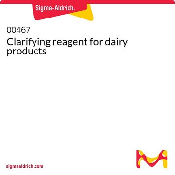 Clarifying reagent for dairy products