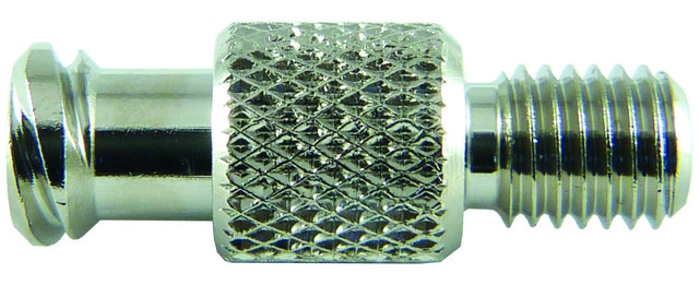 Luer-to-Threaded UTS connector Micro-Mate&#174; female Luer to 1/4-28 standard thread, nickel plated