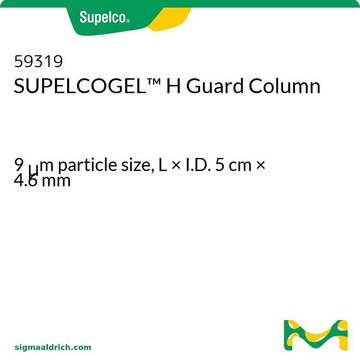 SUPELCOGEL&#8482; H Guard Column 9&#160;&#956;m particle size, L × I.D. 5&#160;cm × 4.6&#160;mm