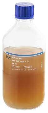 Sabouraud Dextrose Agar ready-to-use, bottle volume 400&#160;mL , filling volume