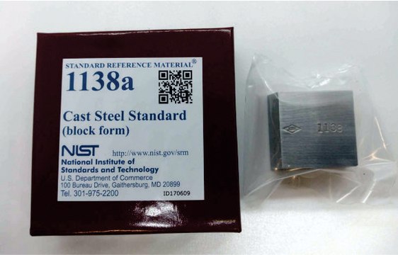 Cast steel standard NIST&#174; SRM&#174; 1138a