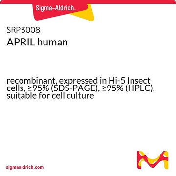 APRIL human recombinant, expressed in Hi-5 Insect cells, &#8805;95% (SDS-PAGE), &#8805;95% (HPLC), suitable for cell culture