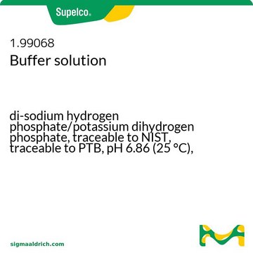 即用型标准缓冲液pH 7.00 di-sodium hydrogen phosphate/potassium dihydrogen phosphate, traceable to NIST, traceable to PTB, pH 6.86 (25&#160;°C), Certipur&#174;