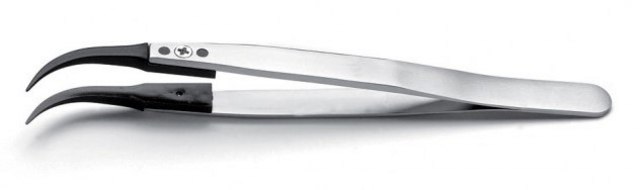 Curved-Tip PVDF Tweezer