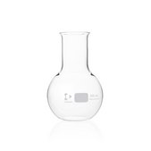 DURAN® wide mouth reaction flask with beaded rim round bottom glass flask, flask capacity (500 mL), single-neck
