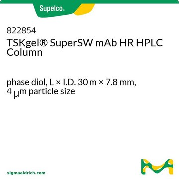 TSKgel&#174; SuperSW mAb HR HPLC Column phase diol, L × I.D. 30&#160;m × 7.8&#160;mm, 4&#160;&#956;m particle size