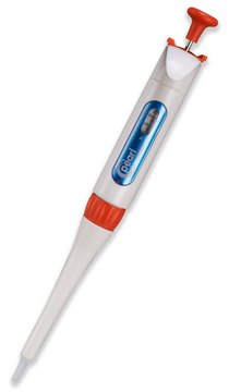 Pearl&#8482; Pipette adjustable, volume 5-50&#160;&#956;L, orange, single-channel