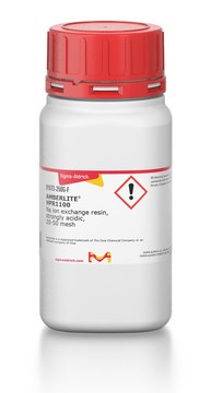 AMBERLITE&#8482; HPR1100 Na ion exchange resin, strongly acidic, 20-50&#160;mesh