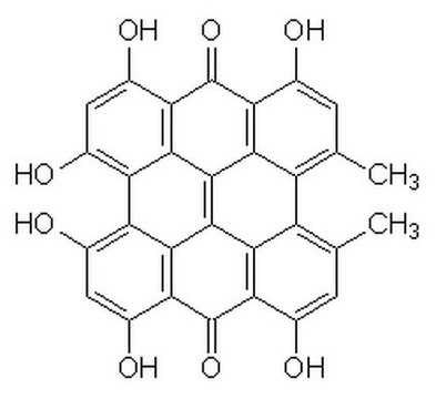 Hypericin Polycyclic dione that has anti-retroviral activity.