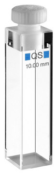 Hellma&#174; fluorescence cuvettes, standard cells, Macro High Performance Quartz Glass, spectral range 200-2,500 nm, pathlength 10x10&#160;mm, chamber volume 3,500&#160;&#956;L