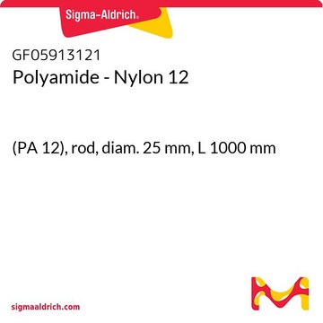 Polyamide - Nylon 12 (PA 12), rod, diam. 25&#160;mm, L 1000&#160;mm