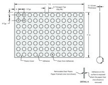 Grace Bio-Labs ProCrystal™ protein crystallization cover uncut, paper liner