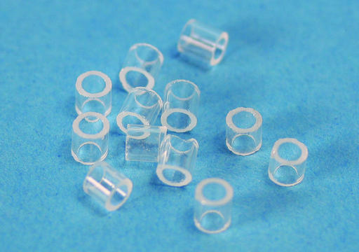 Raschig rings borosilicate glass, L × O.D. × thickness 8&#160;mm × 8&#160;mm × 1&#160;mm