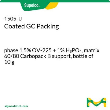 Coated GC Packing phase 1.5% OV-225 + 1% H3PO4, matrix 60/80 Carbopack B support, bottle of 10&#160;g