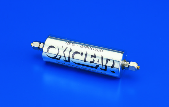 Oxiclear&#8482; 一次性气体净化器 L × diam. 5 1/2&#160;in. × 2&#160;in.