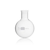 Duran® Round Bottom Flask wide neck, WITH BEADED AND REINFORCED RIM