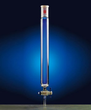 Synthware&#8482; chromatography column with PTFE stopcock top joint: ST/NS 24/40, I.D. × L 26.0&#160;mm × 305&#160;mm