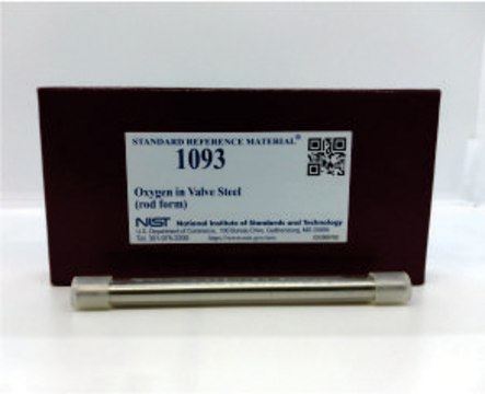 Oxygen in valve steel NIST&#174; SRM&#174; 1093