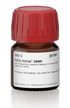 Pd(0) EnCat&#174; 30NP wet, nanoparticles, extent of labeling: 0.4&#160;mmol/g Pd(0) loading (dry basis)