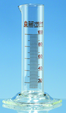 BRAND&#174; SILBERBRAND ETERNA measuring cylinder, low-form volume 250&#160;mL