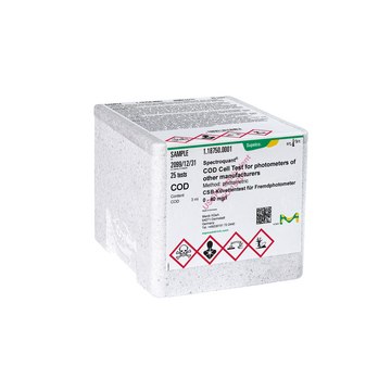 COD Cell Test for photometers of other manufacturers photometric, 0-40.0 mg/L (COD), Spectroquant®