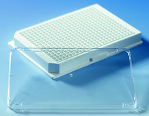 BRAND® lids for microplates BRAND®plates 96-well plates transp. bottom / 384-well plates, without condensation rings